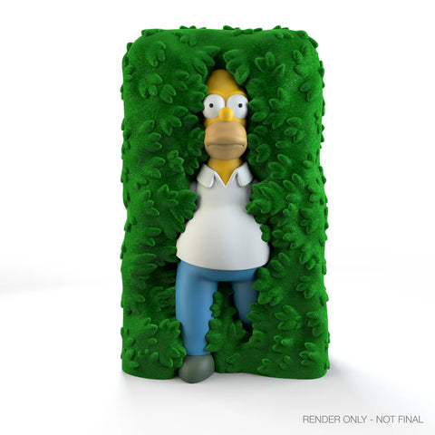 The Simpsons: Homer in Hedge 36" Flocked Art Giant (DEC2026)