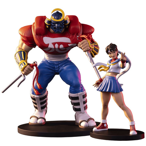 Street Fighter Street Jam Sodom & Sakura 1/10 Scale Statue Set (APR2027)