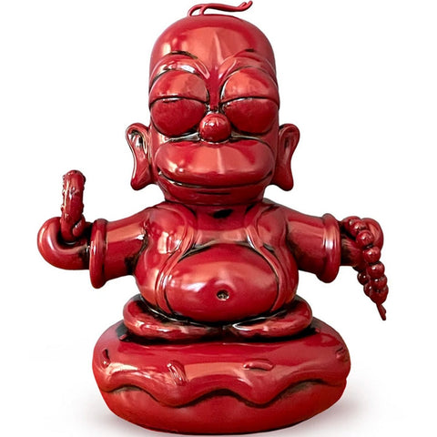 The Simpsons: Homer Buddha Vermilion Red 7" Figure