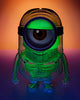 Minions Anatomy 8” Art Figure Green Glow in the Dark Edition