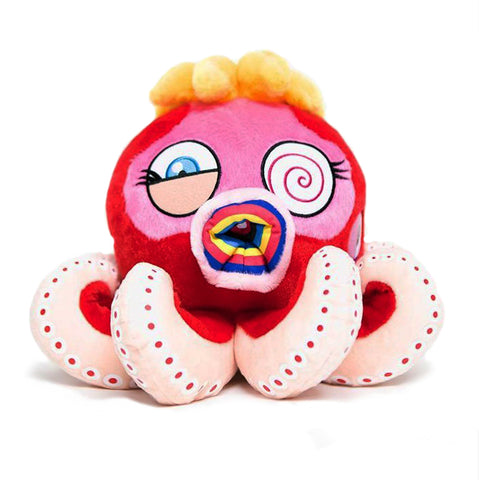 Mr. Boiled Pink Large Plush Octopus by Takashi Murakami